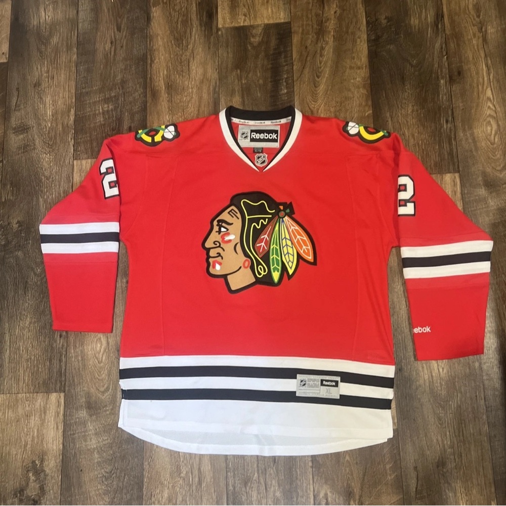 Reebok Premier NHL Jersey Chicago Blackhawks Duncan Keith Red Men's XL Sewn On